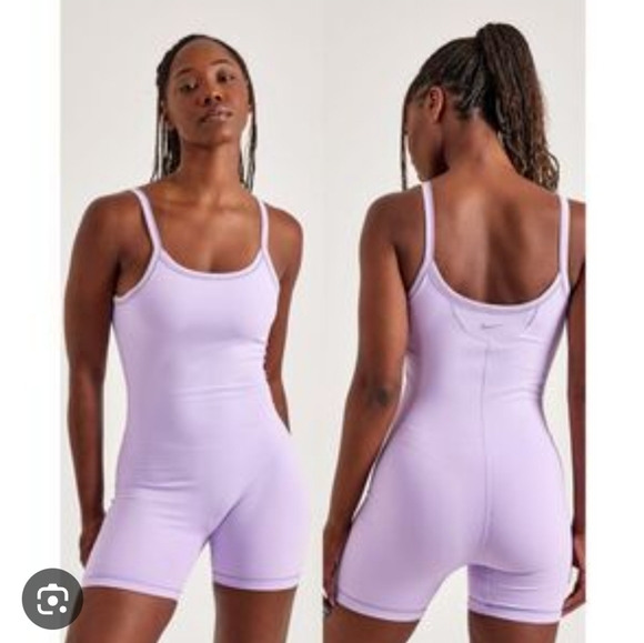 Nike Pants - Nike Women's Lavender Athletic Bike Shorts Romper